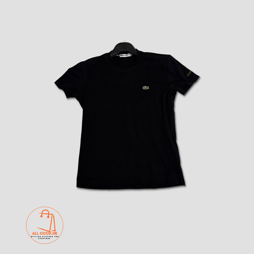 Majica Lacoste muška crna slim fit