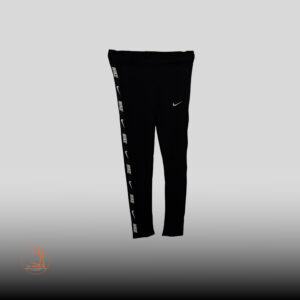 Ženske crne tajice NIKE s logotipima