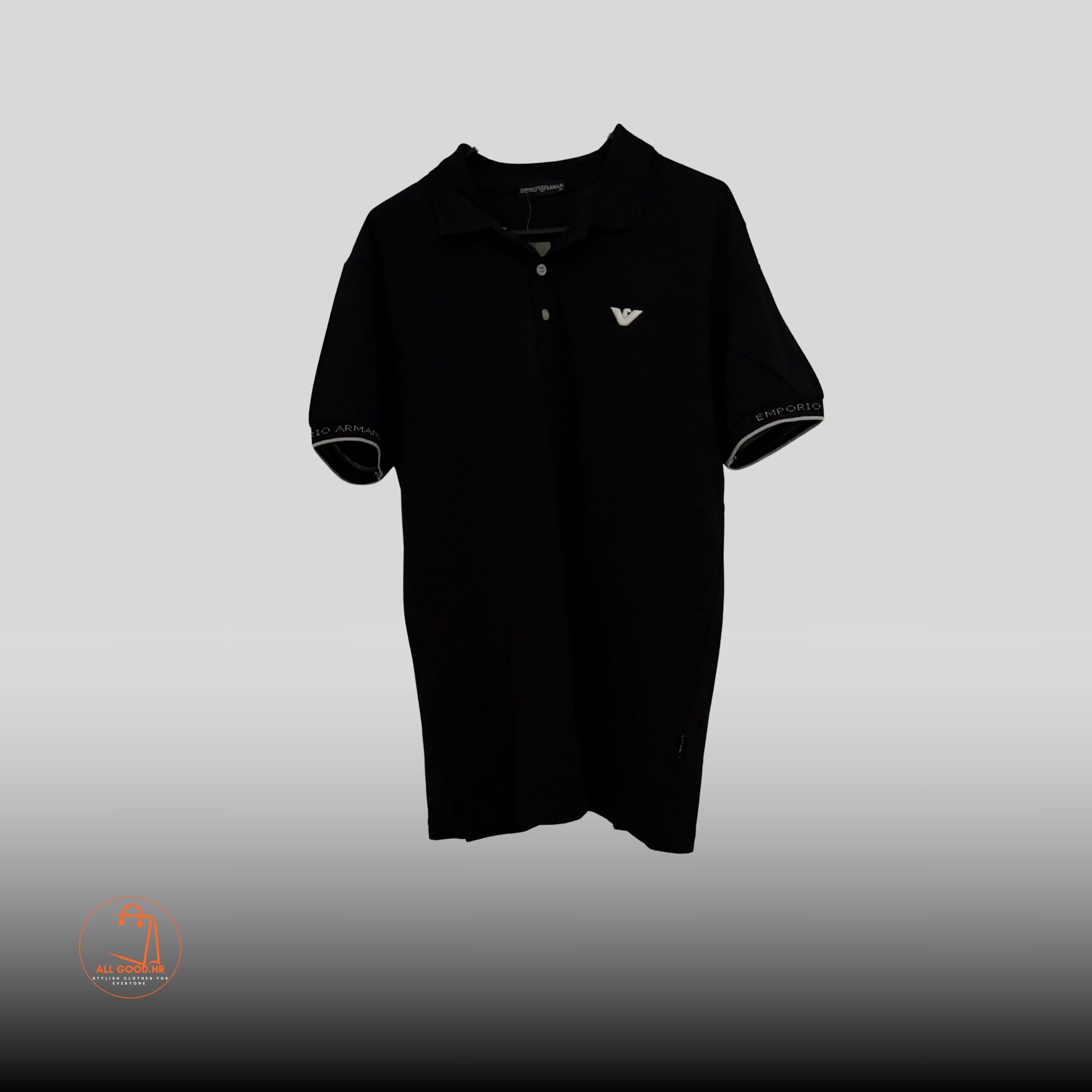 Emporio Armani polo majica – crna